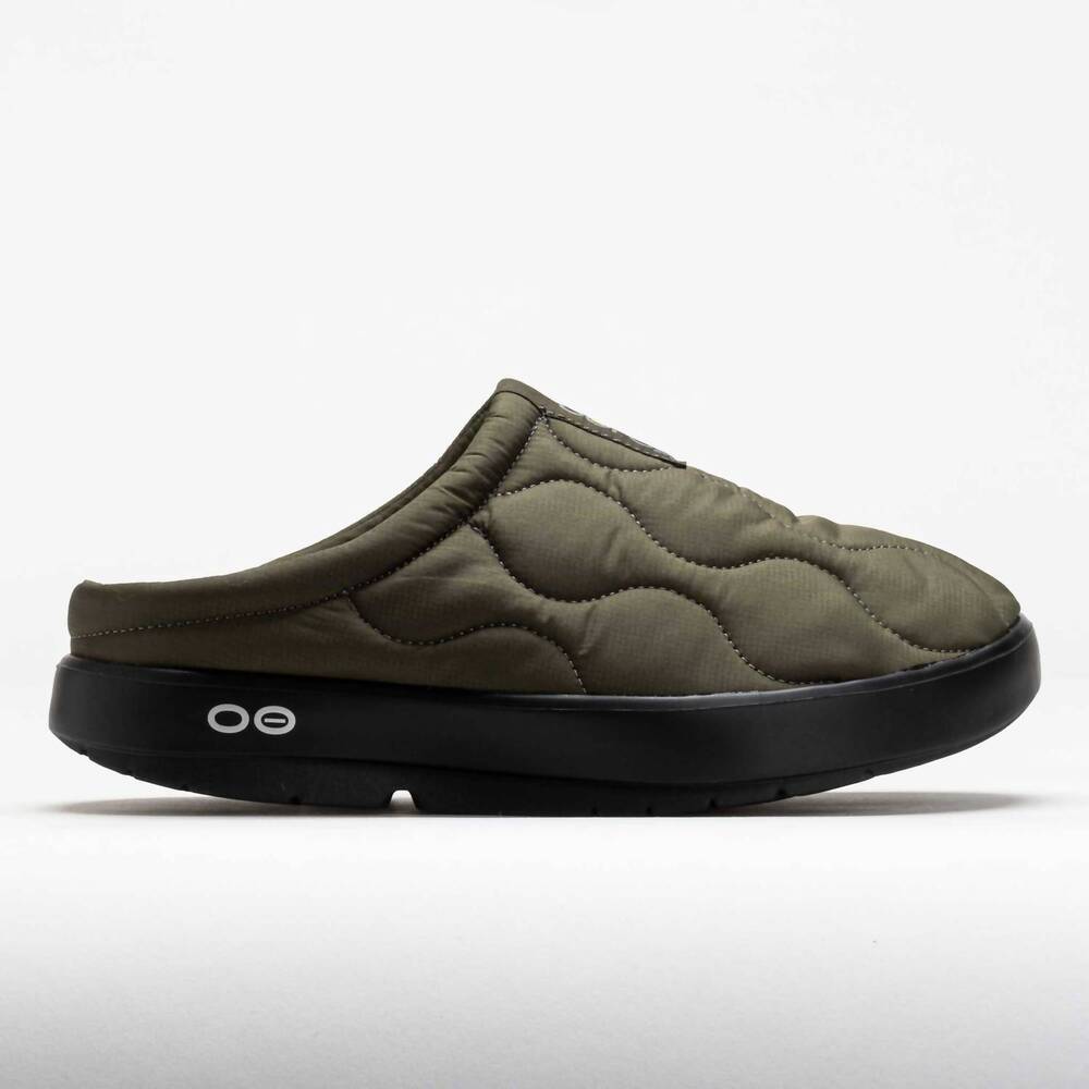 NEW OOFOS men's oocoozie thermo mule in alpine moss